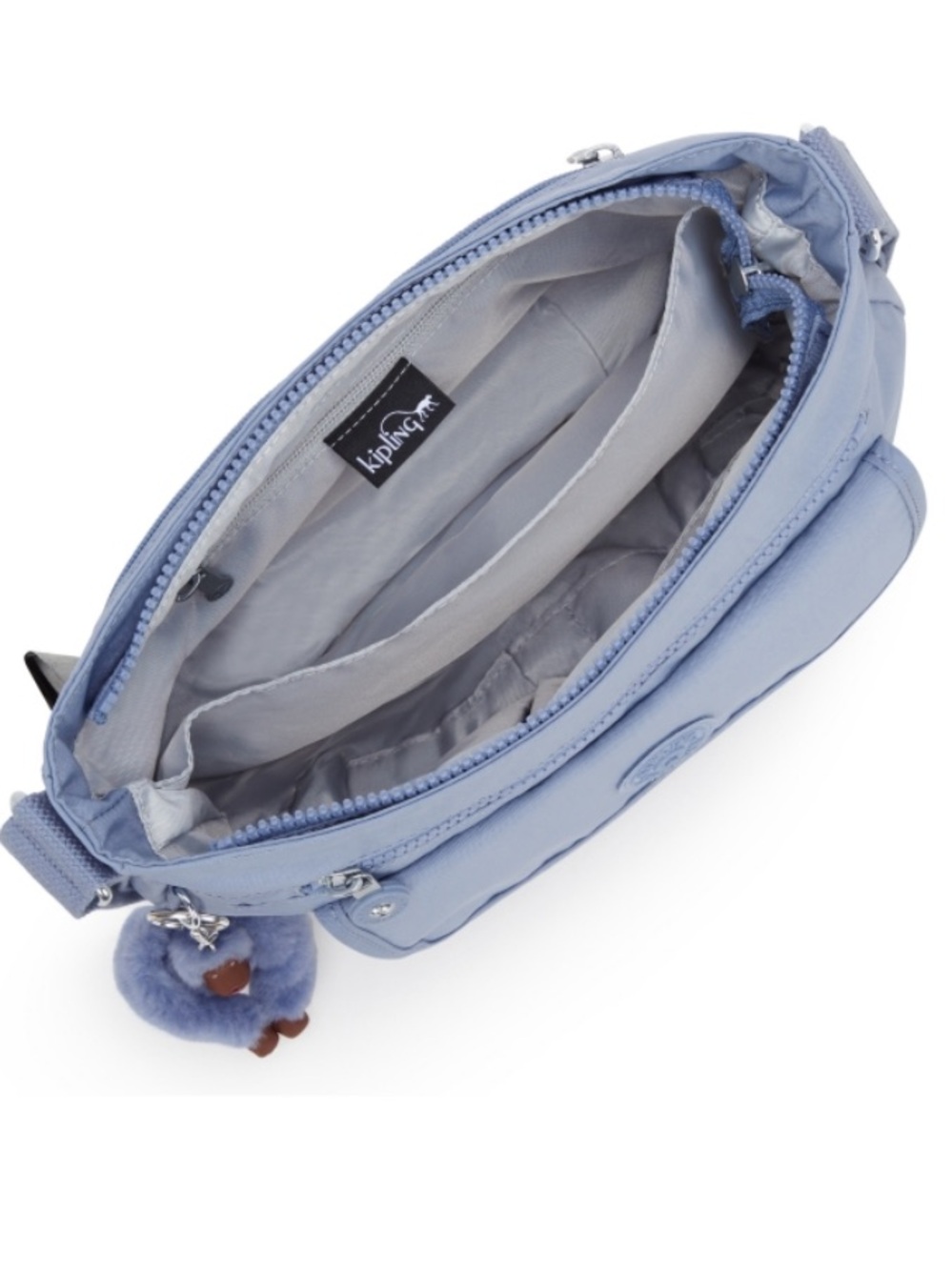 Kipling Syro Crossbody Bag Light Blue *Brand New* - Picture 4 of 13